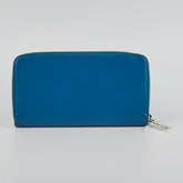 Louis Vuitton Long Zippy Epi Blue Wallet